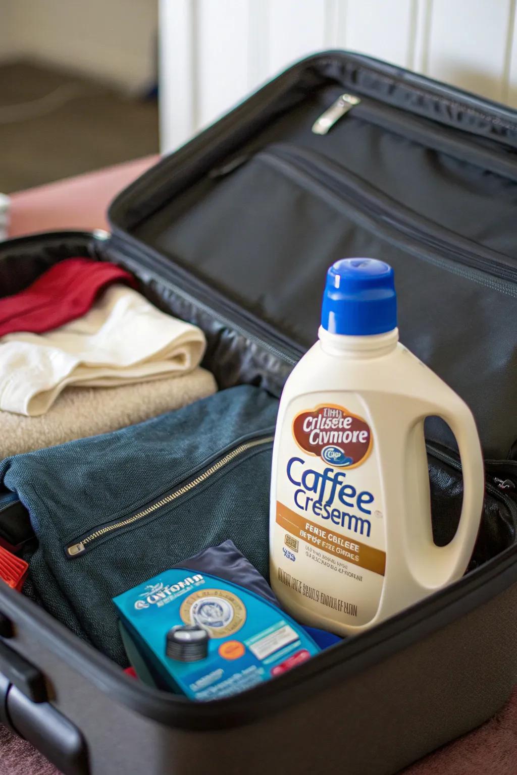 Travel with ease using this DIY detergent container.