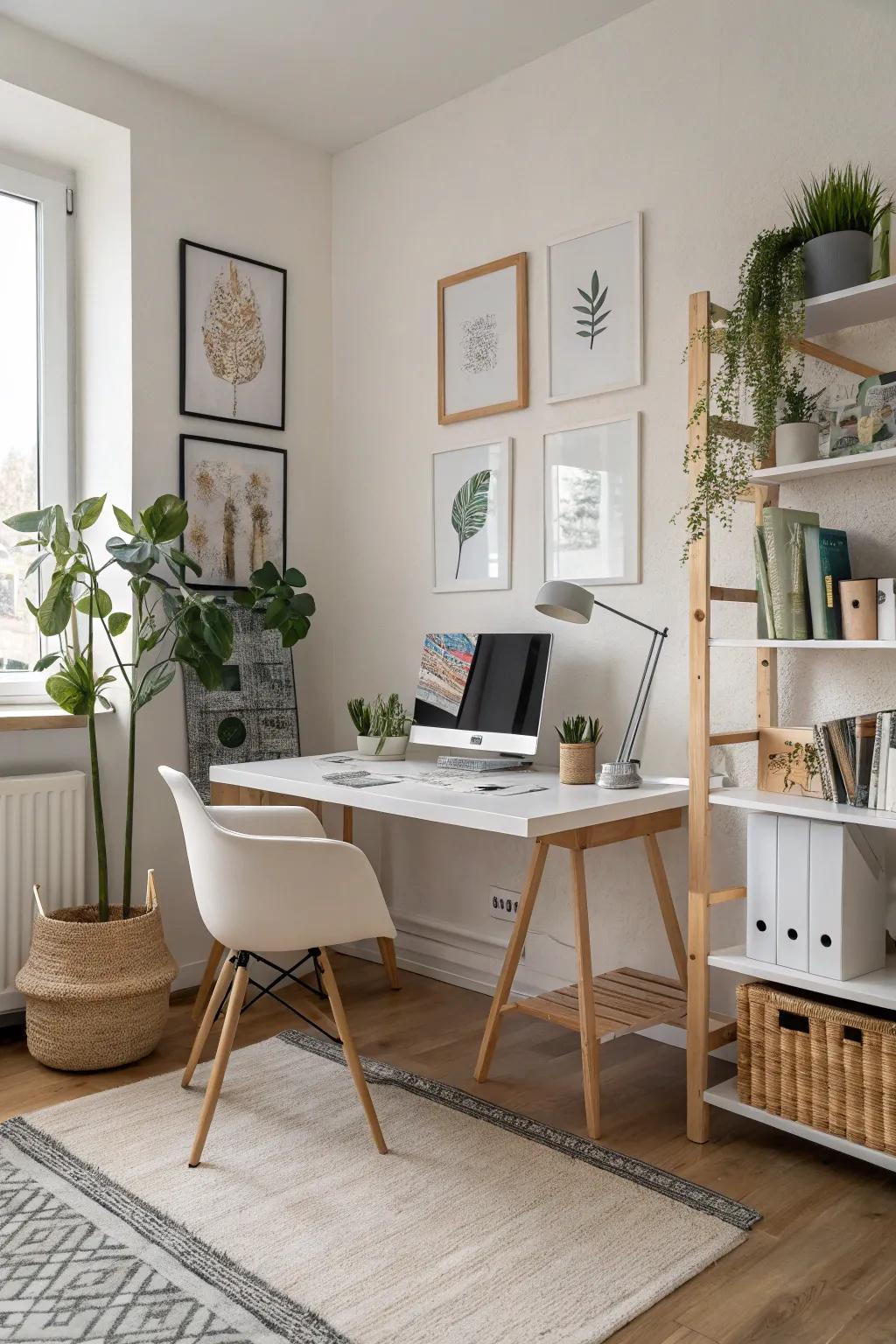 A minimalist workspace fosters focus and clarity.