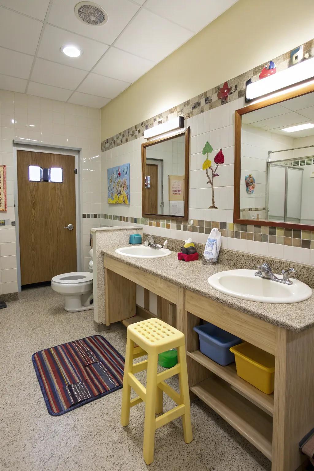 Functional layouts ensure safety and ease of use for kids.