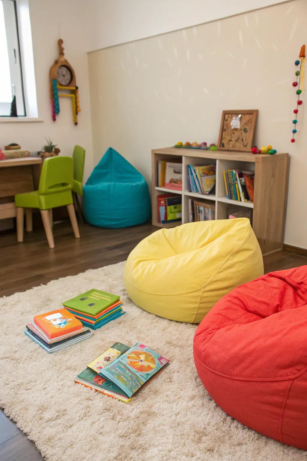 A playful and cozy nook designed for kids to enjoy.