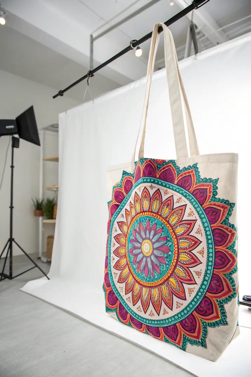 Fabric mandalas make for thoughtful, personalized gifts.