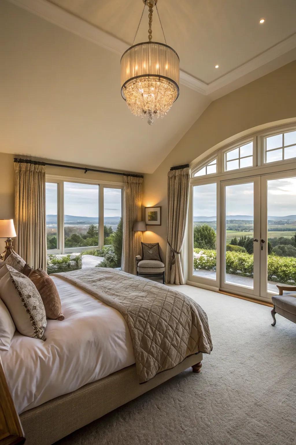 Brighten your master suite with dual aspect windows.