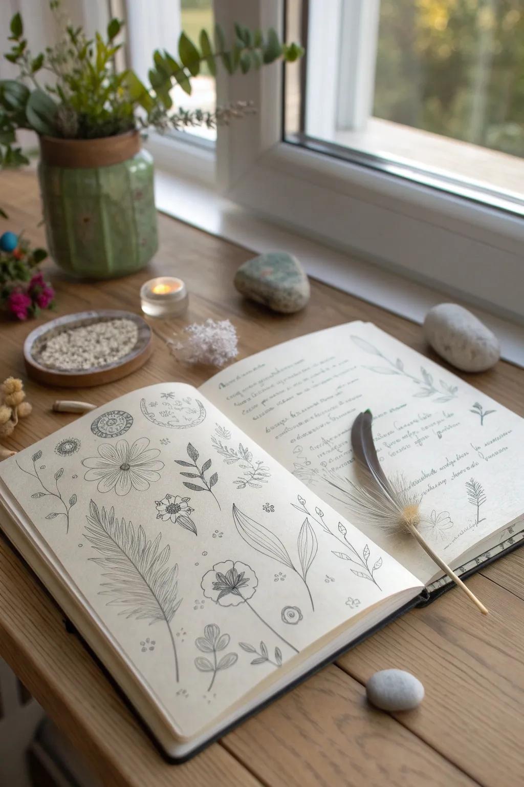 Capture your creativity with annotated sketches—where art and inspiration meet simplicity.