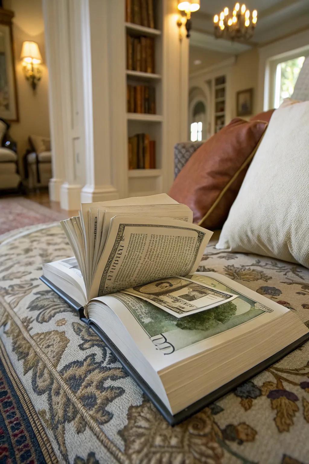 A Literary Surprise: Cash Hidden in a Beloved Book