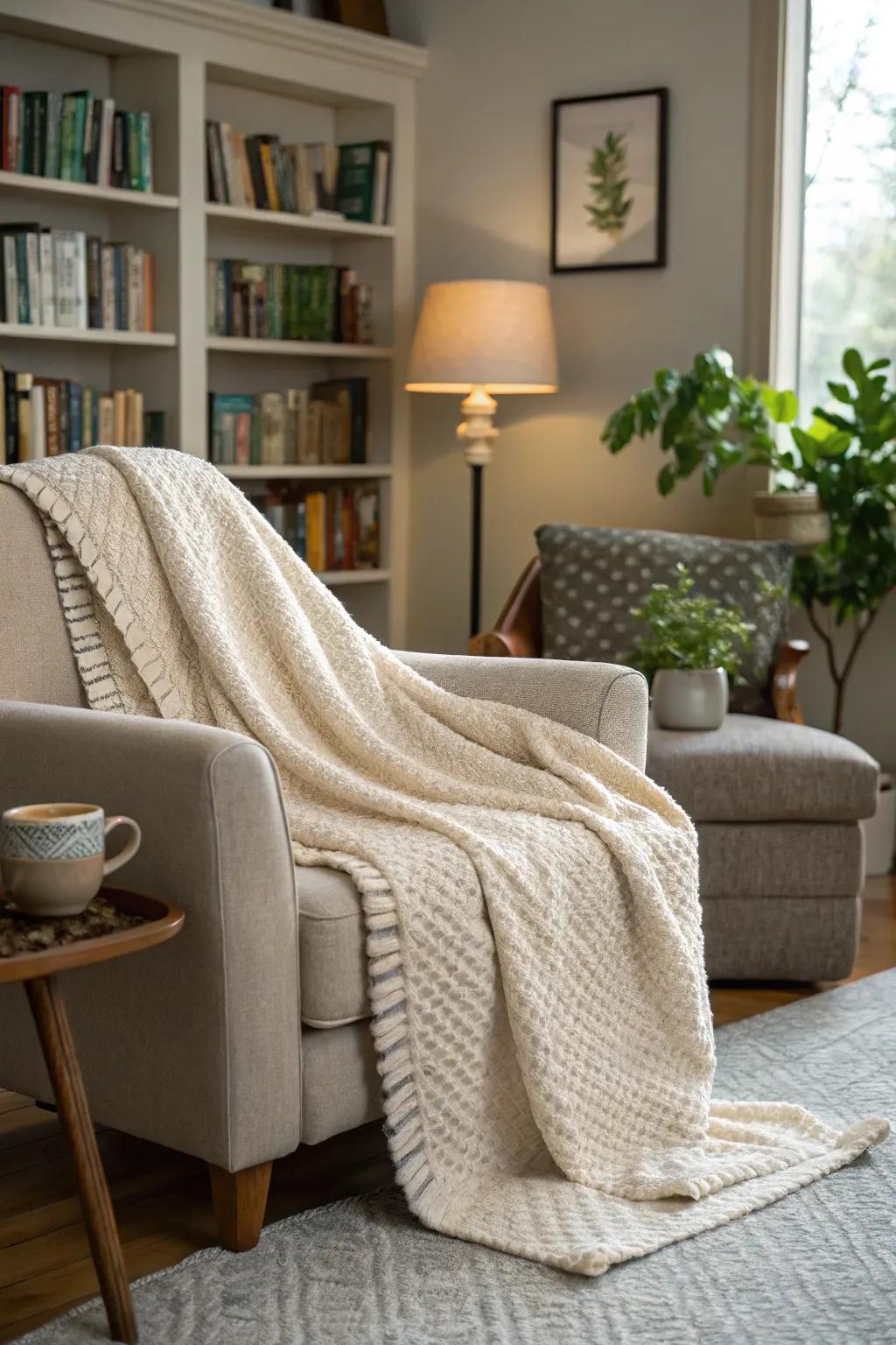 A hand-stitched throw blanket is a heartfelt gift that adds warmth to any home.