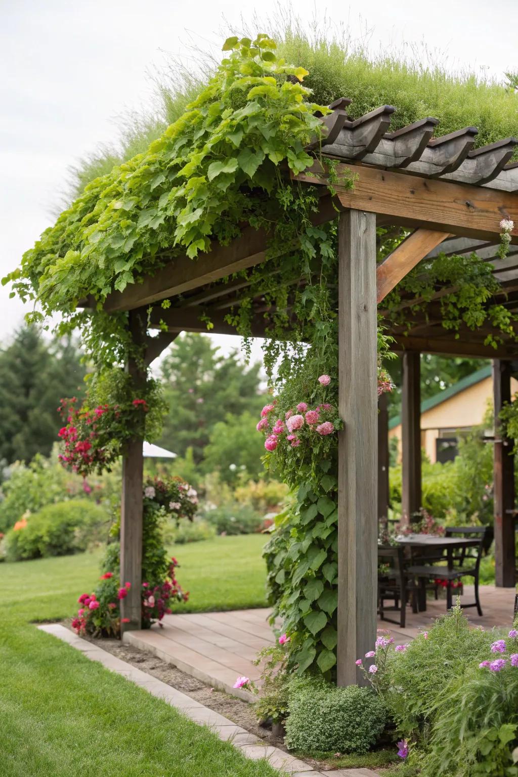 Green living roofs bring nature and sustainability together.