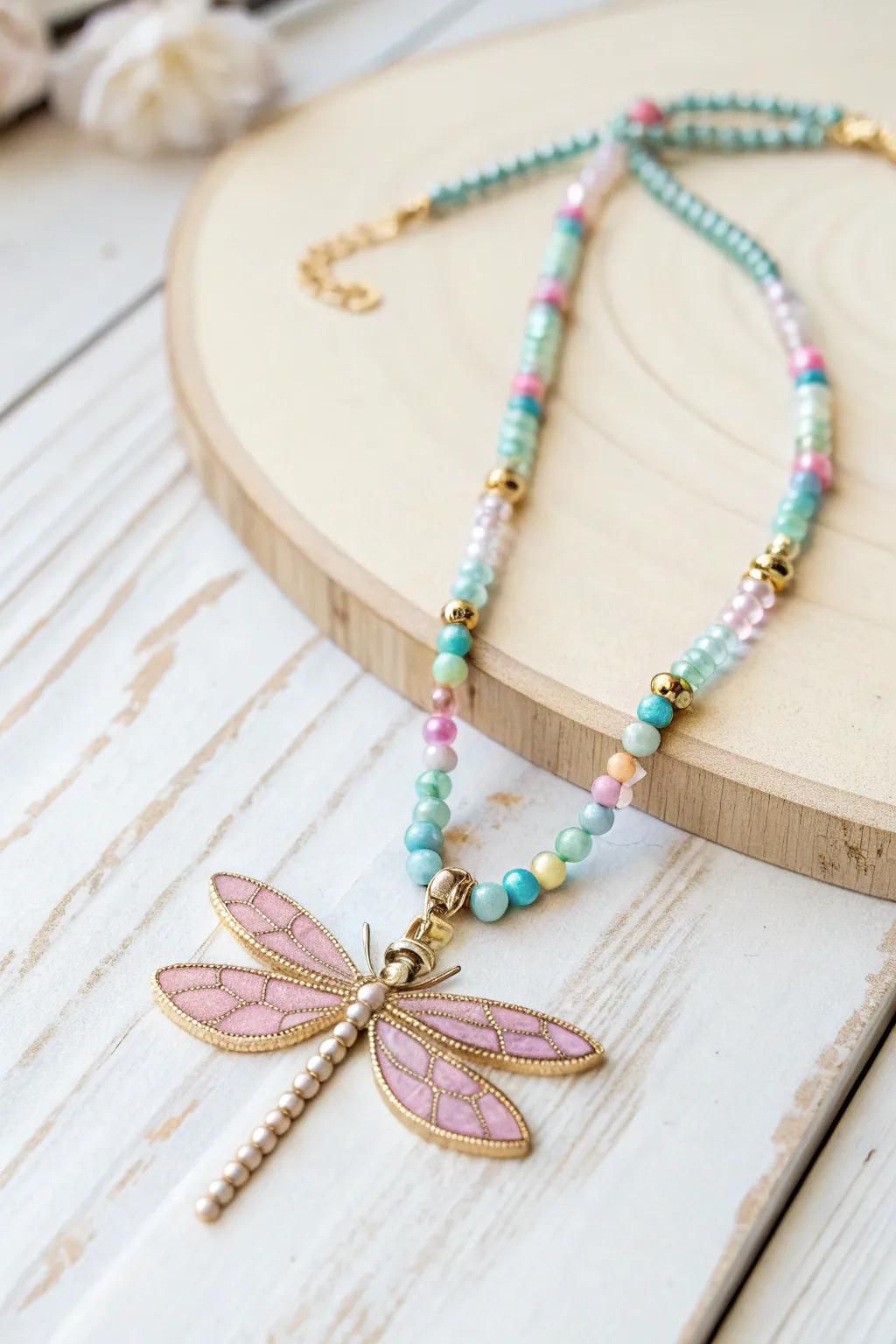 Delight in the playful elegance of dragonfly charms, where craftsmanship meets natural beauty.