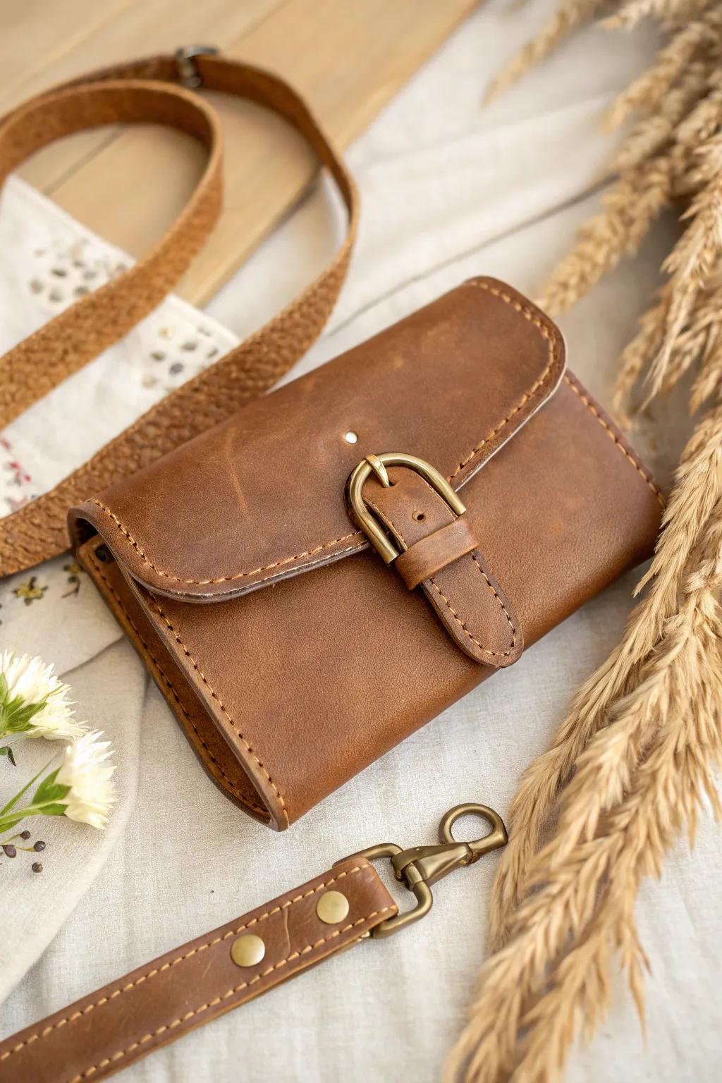 Embrace timeless elegance with a classic strap and buckle—where simplicity meets rustic charm.