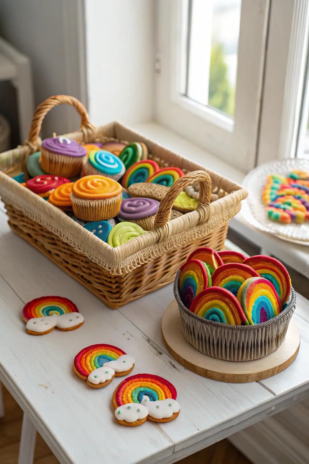 Add a splash of color to your day with these delectable rainbow treats!