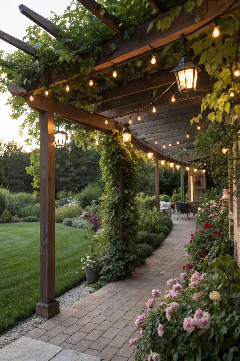 Pergolas add charm and style to your backyard.