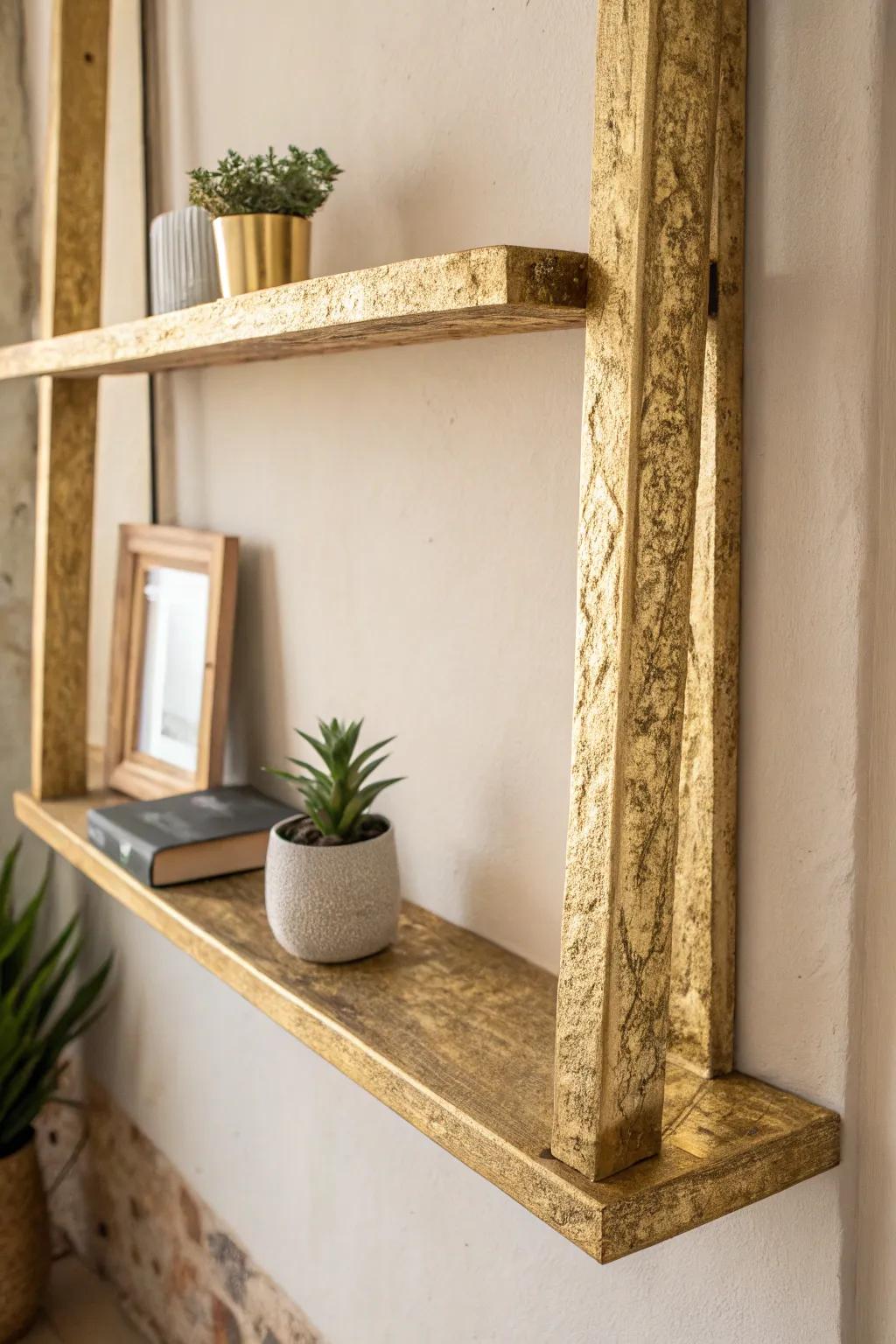 Elevate your space with a touch of gold: minimalist elegance meets boho charm.