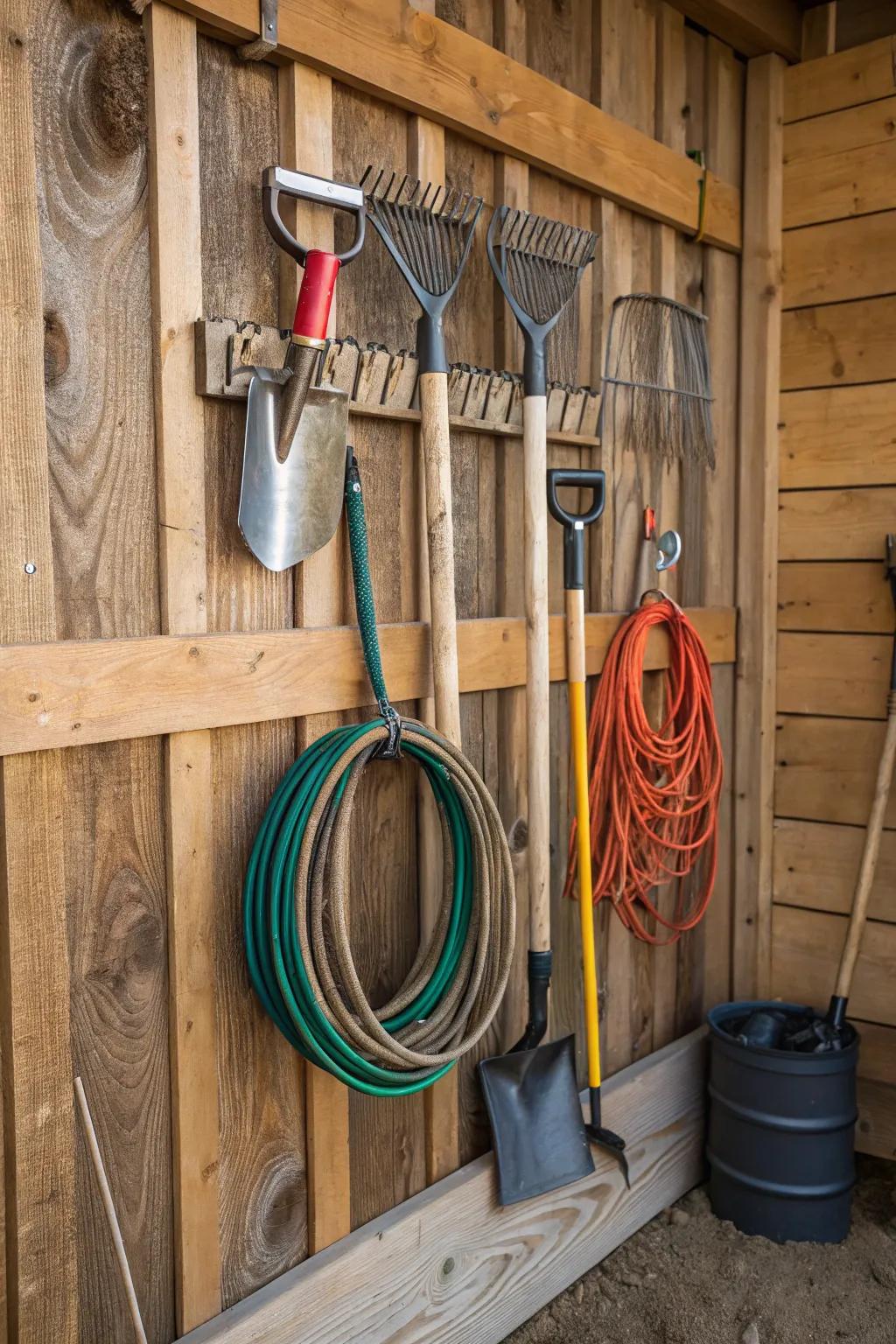 Transform your tool storage with this clever bungee cord organizer—where form meets function in style.