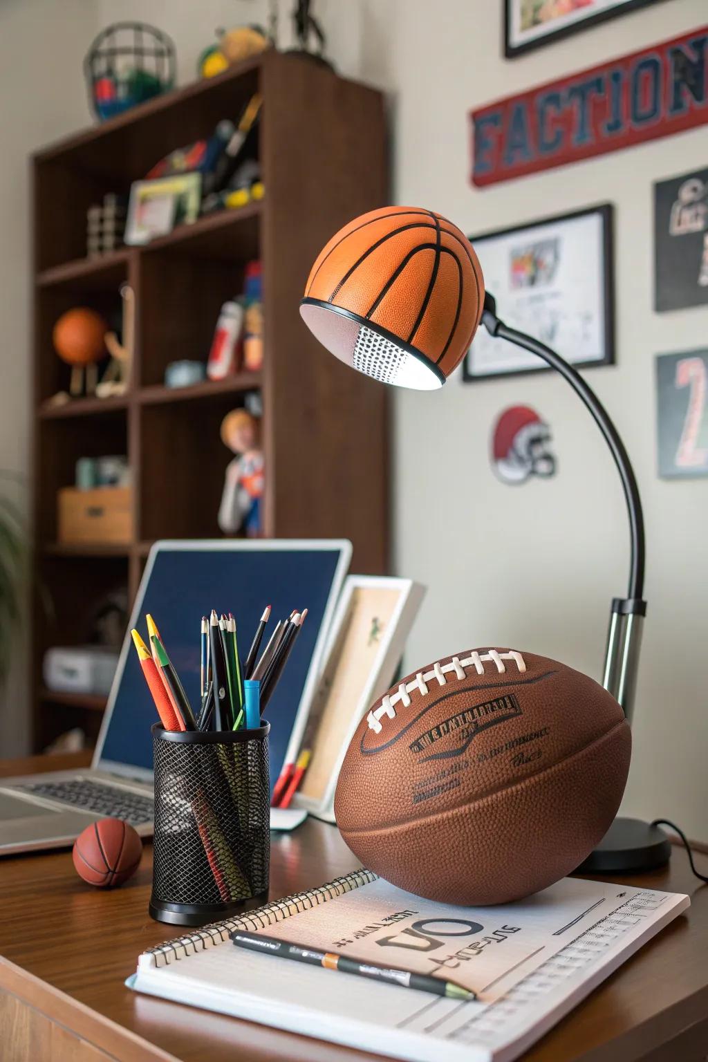 Personalize your workspace with themed desk accessories.