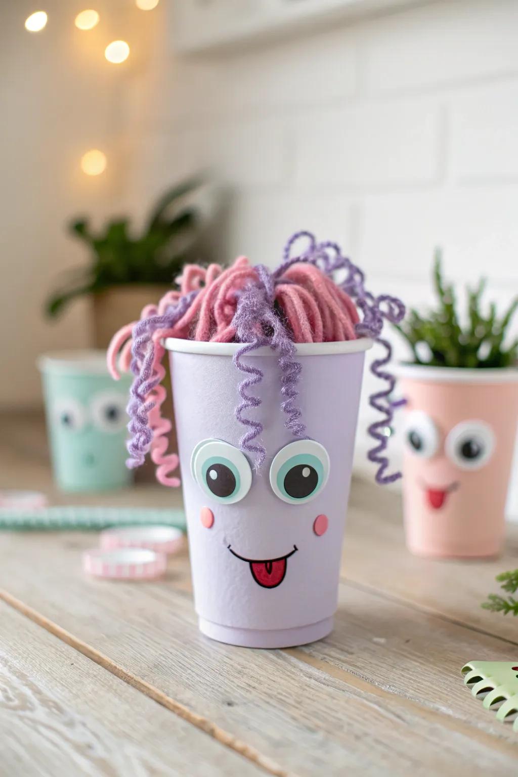 Unleash Creativity: Craft a Monster with Simple Joy!