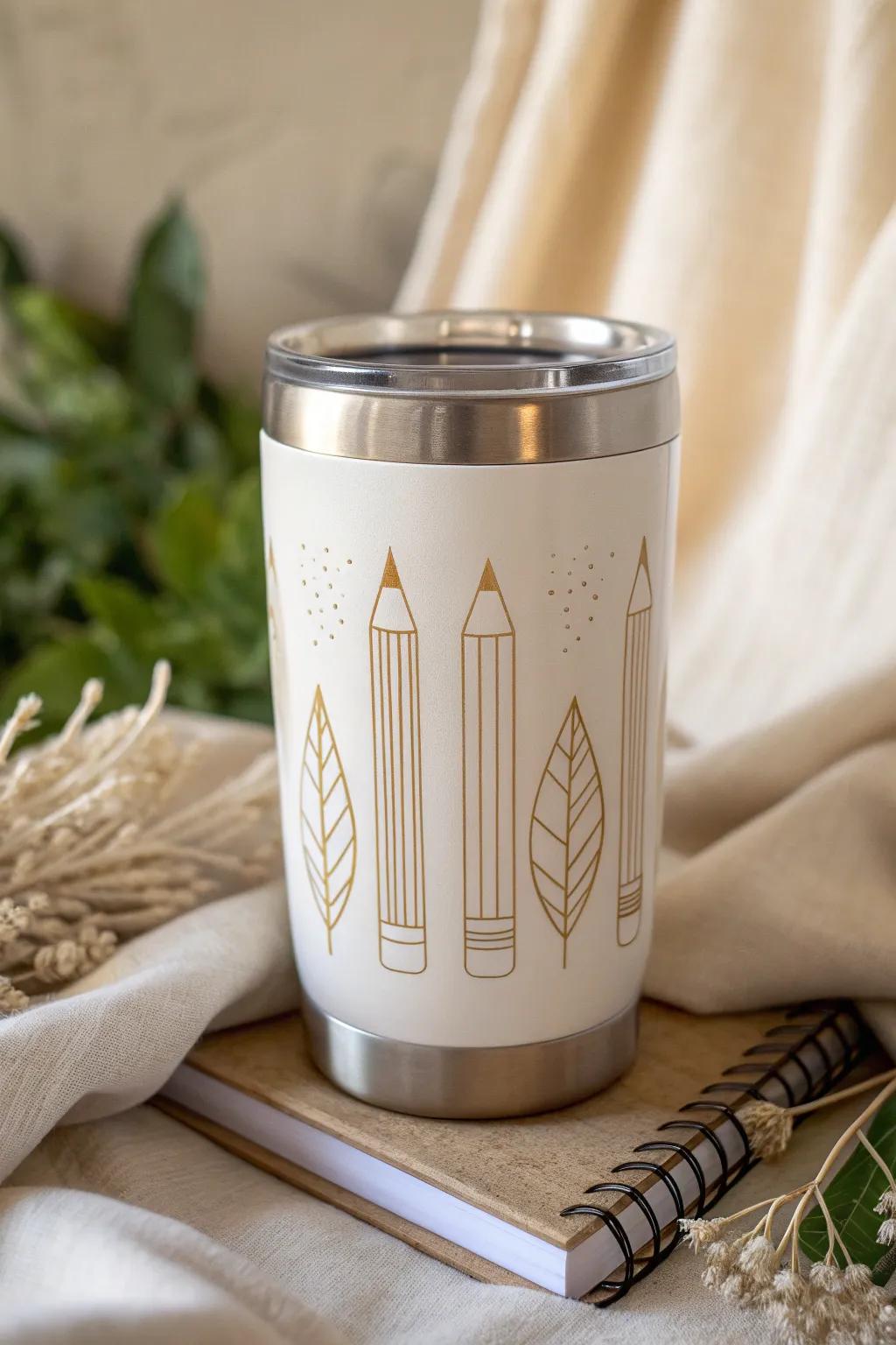 Sip in style with pencil-perfect elegance.