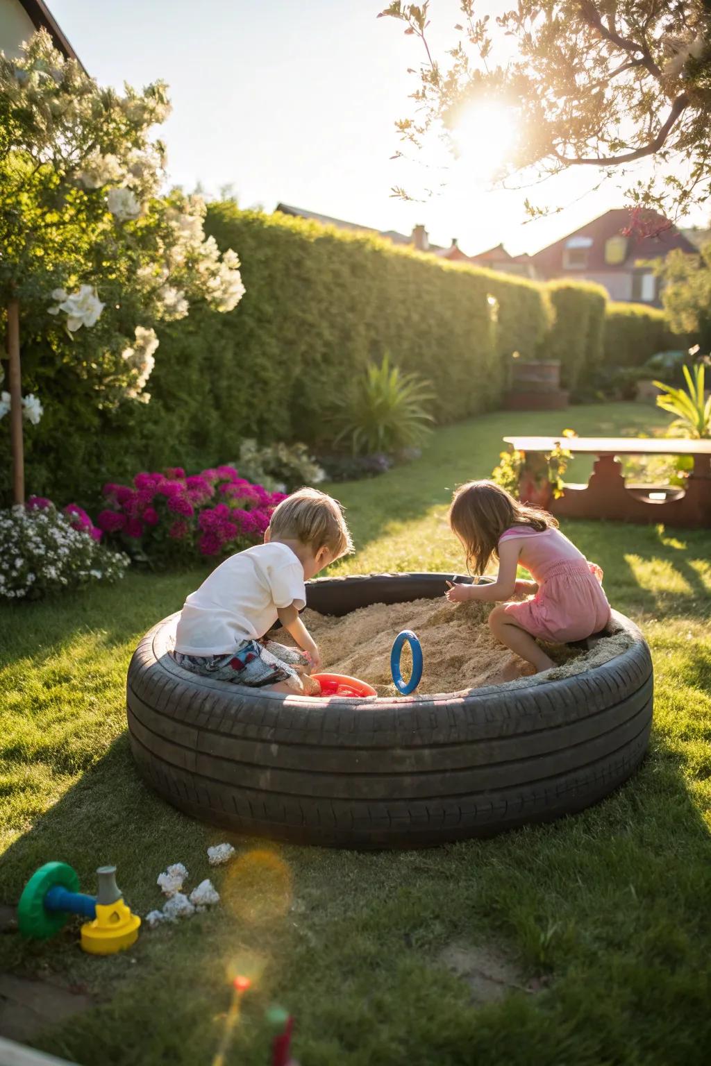 Fun DIY Sandbox for Kids