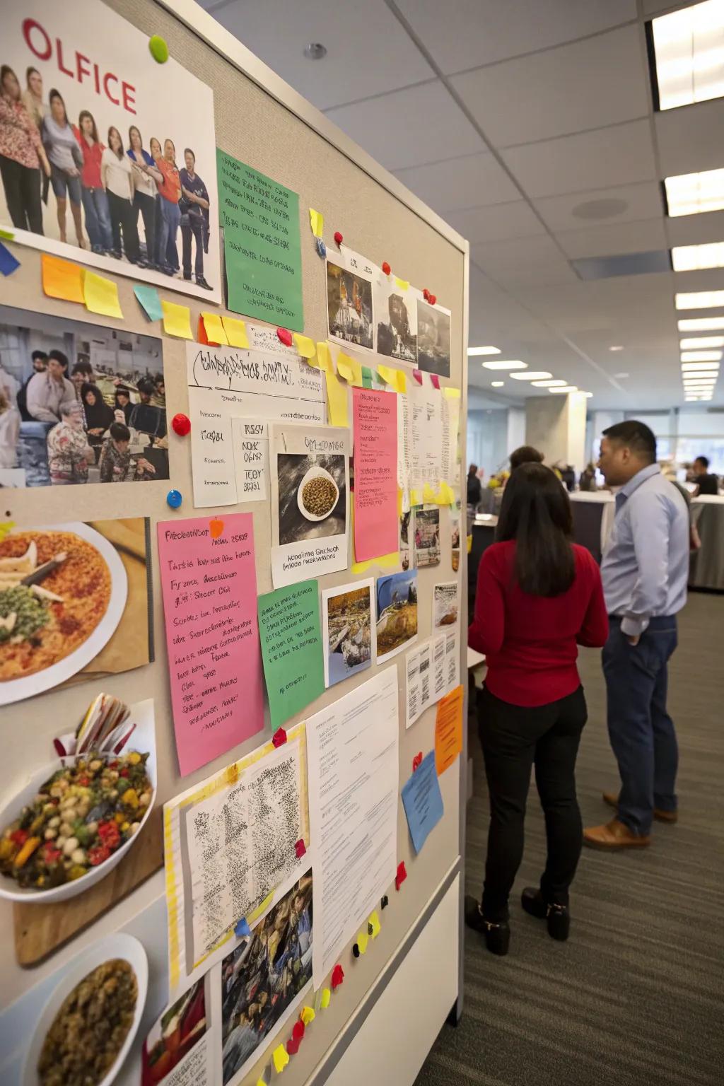 A board celebrating cultural diversity and exchange.