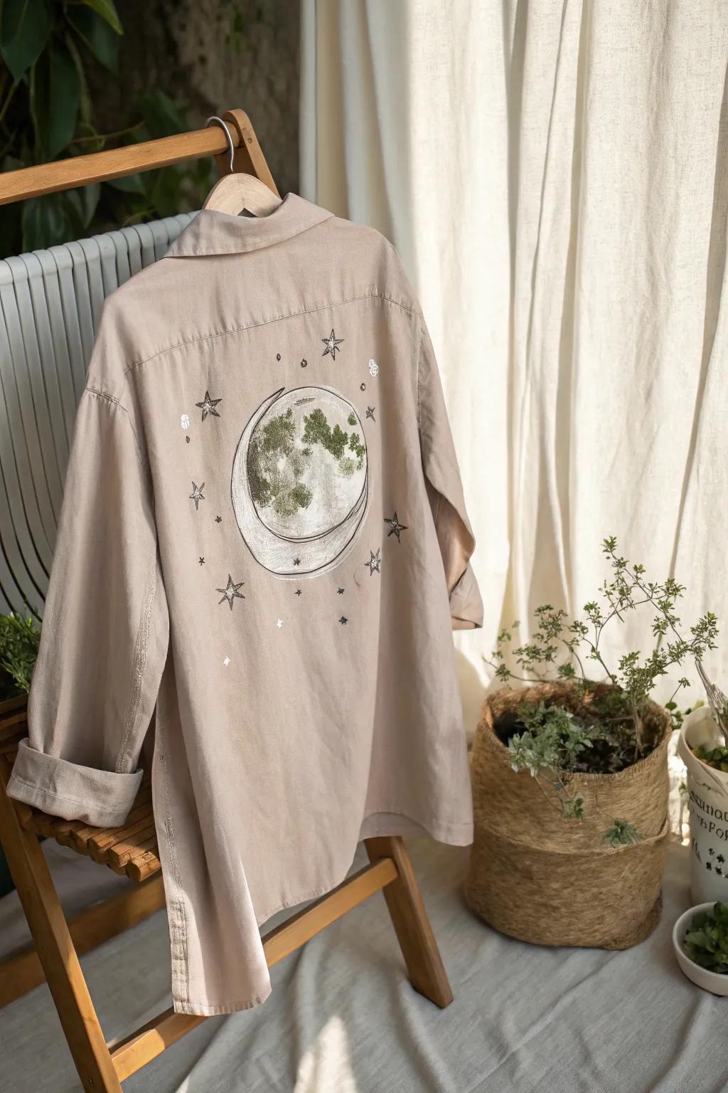 Wrap yourself in the dreamlike glow of a Harvest Moon and let your style shine like the stars.