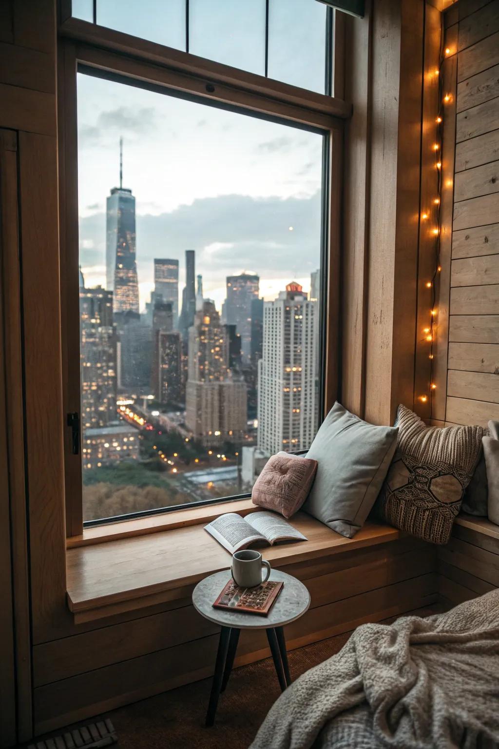 A nook with a view offers a daily escape into the beauty of the world.