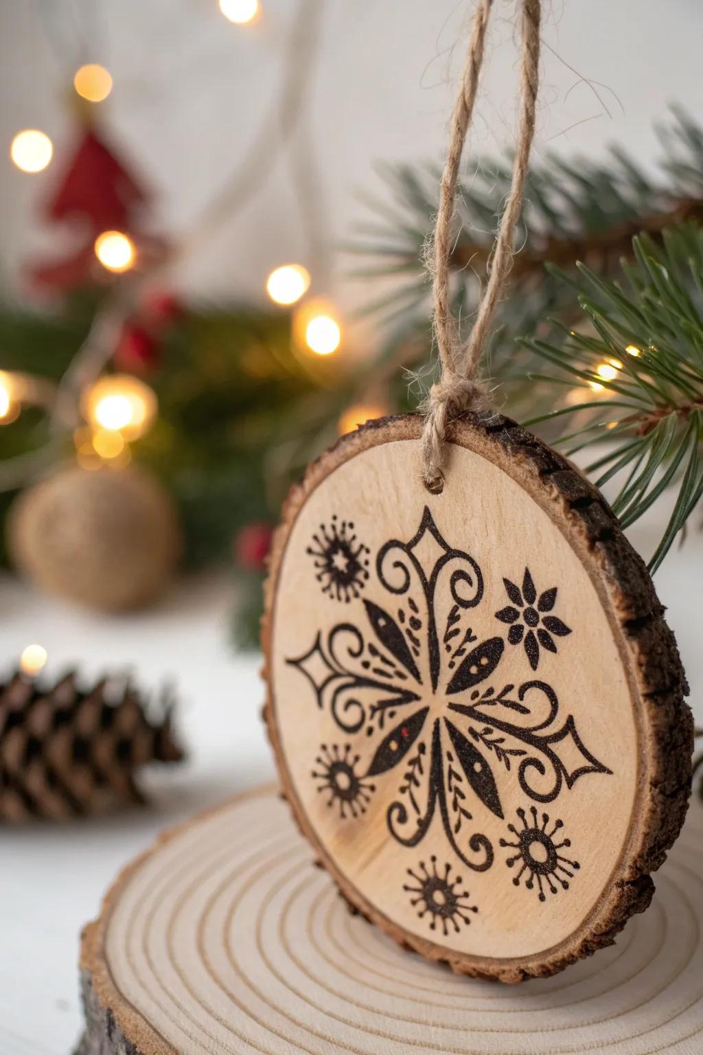 Handcrafted Holiday Charm: Discover the Art of Wood Burning with Kids.