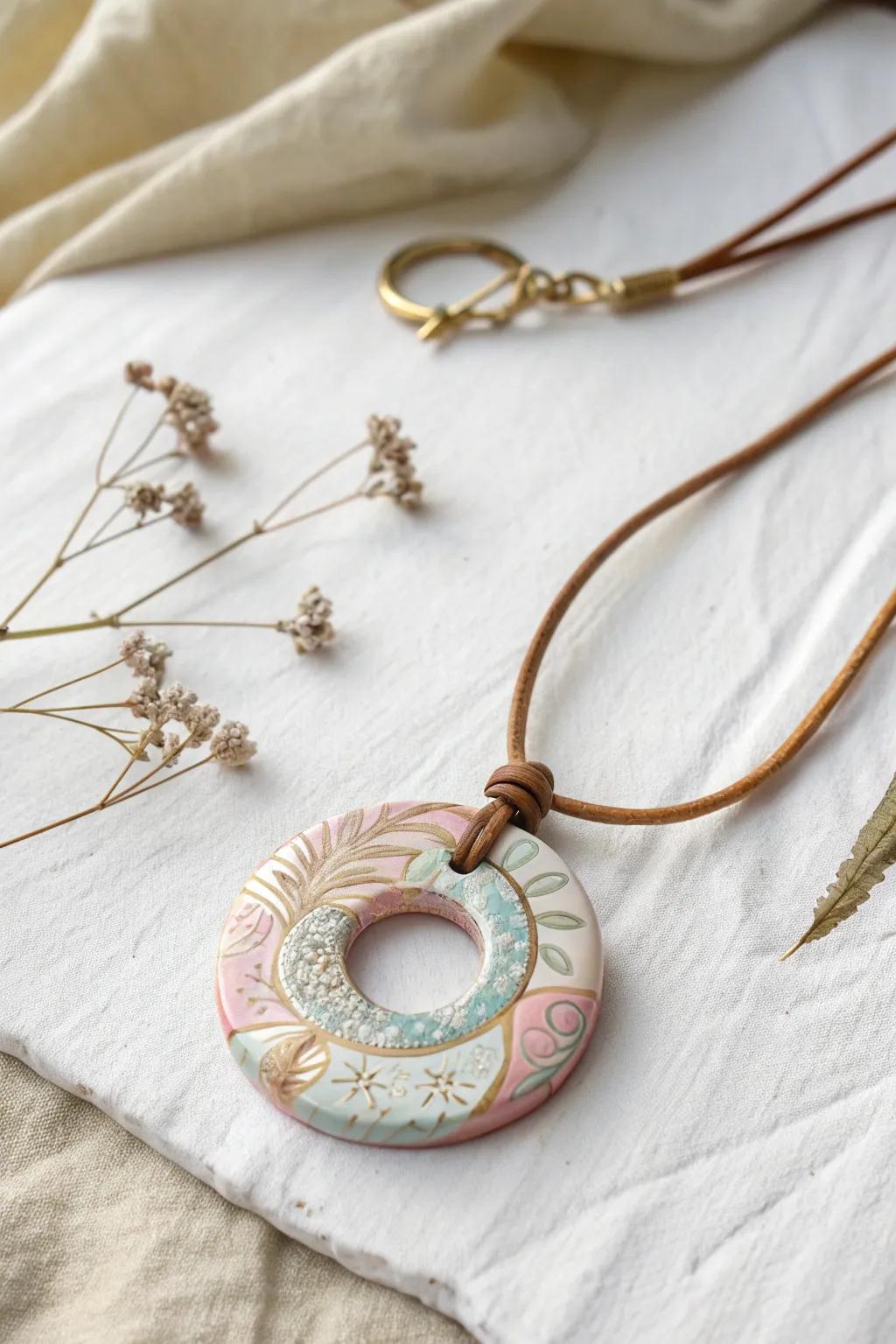 Transform ordinary into extraordinary with this DIY upcycled washer necklace - where simplicity meets elegance.