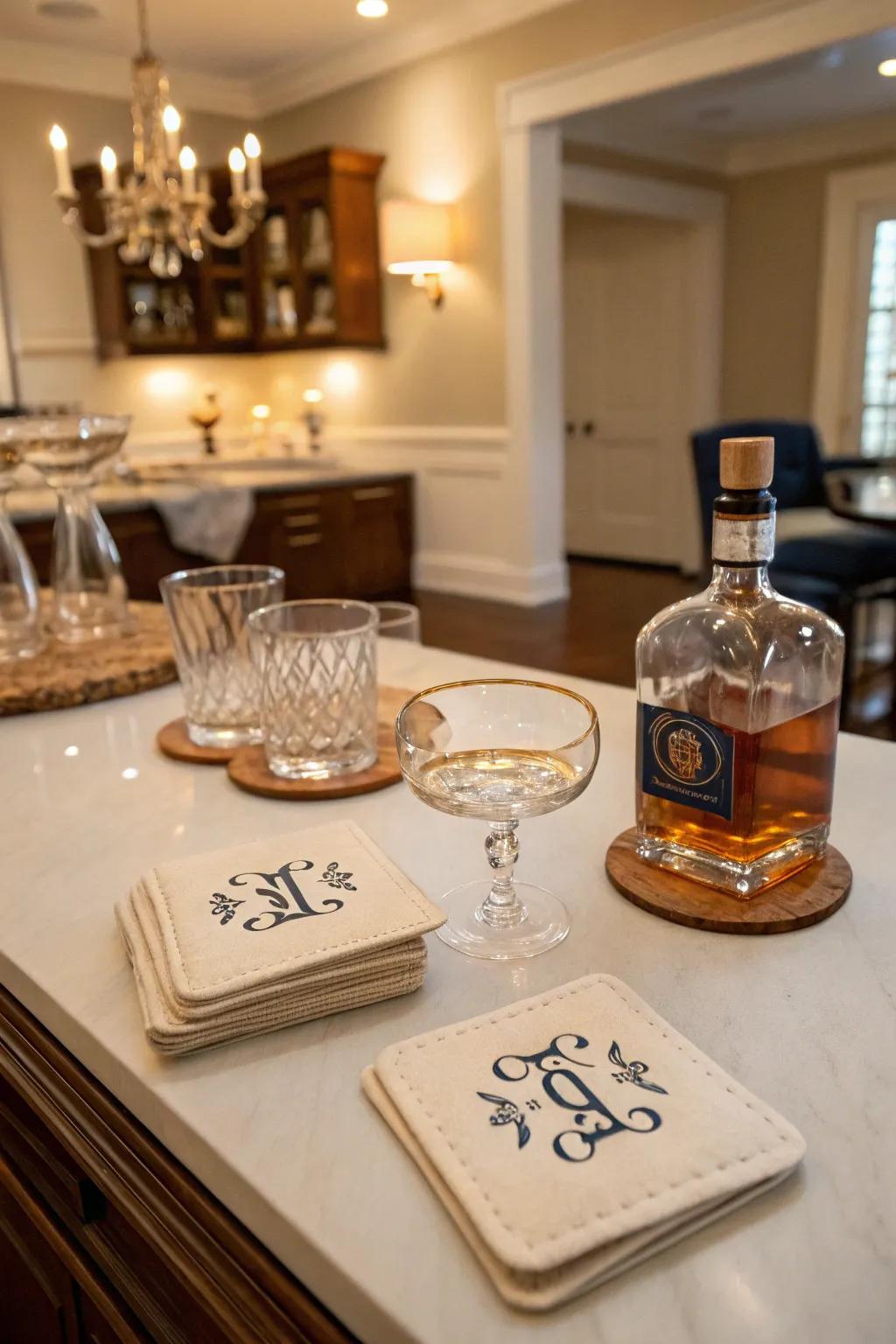 Personalized touches make this bar table truly your own.