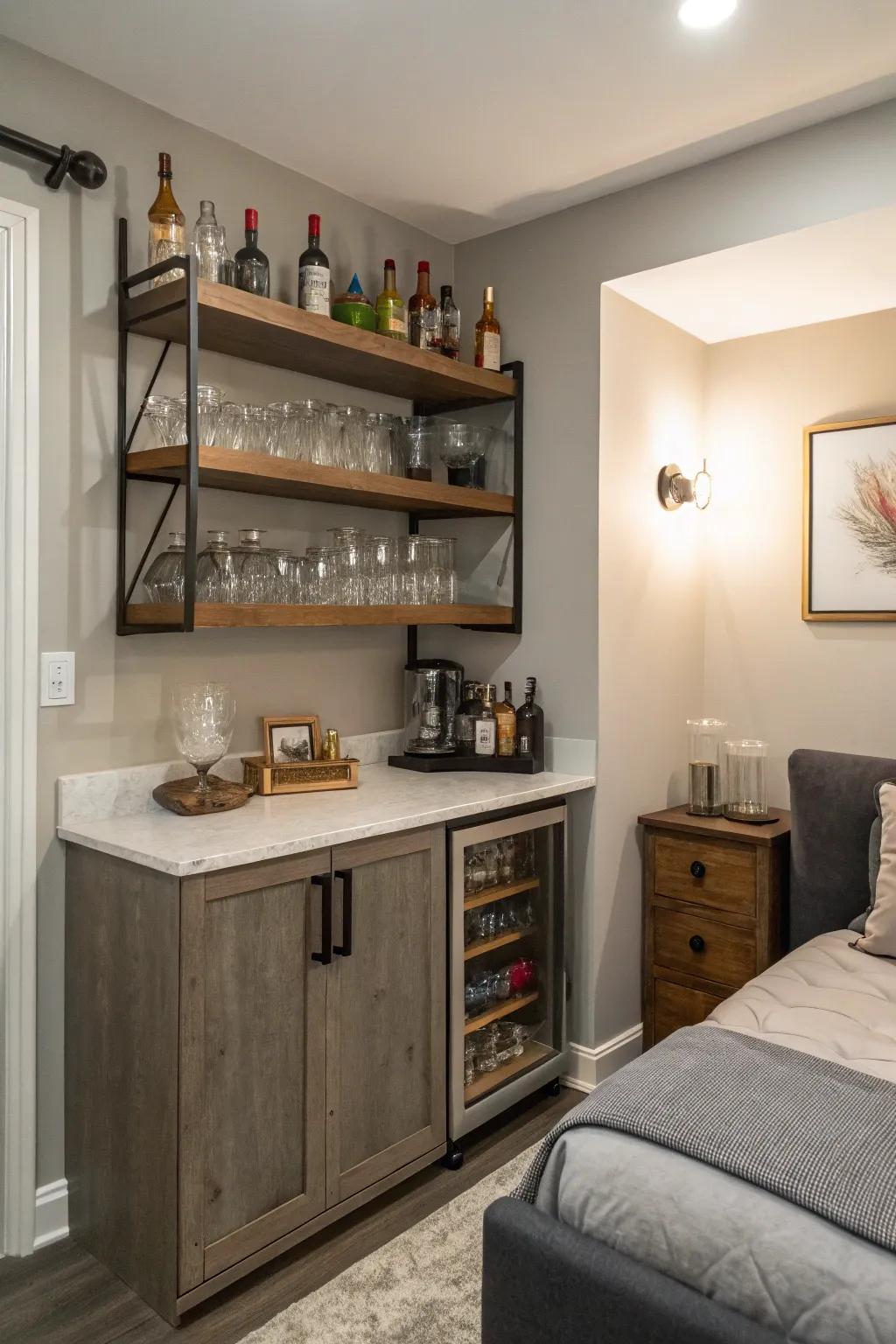 Make the Most of Your Space with a Corner Bar