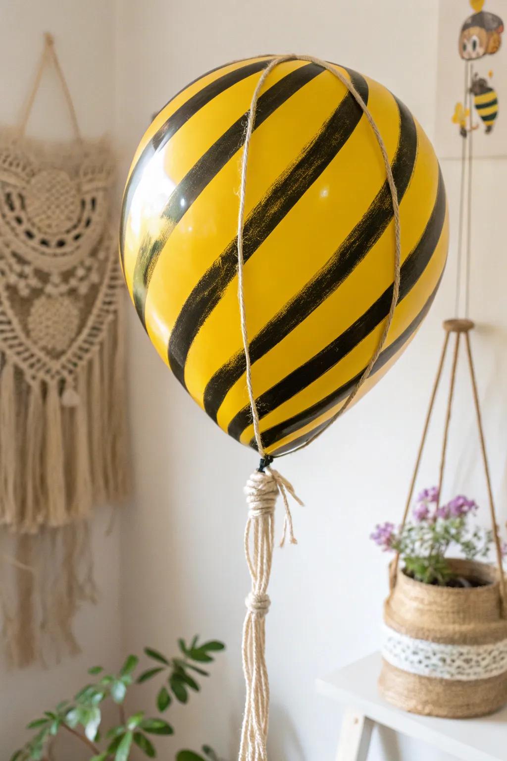 Bring a touch of whimsy to your space with DIY Bumblebee Balloons—perfect for playful, buzzing vibes!