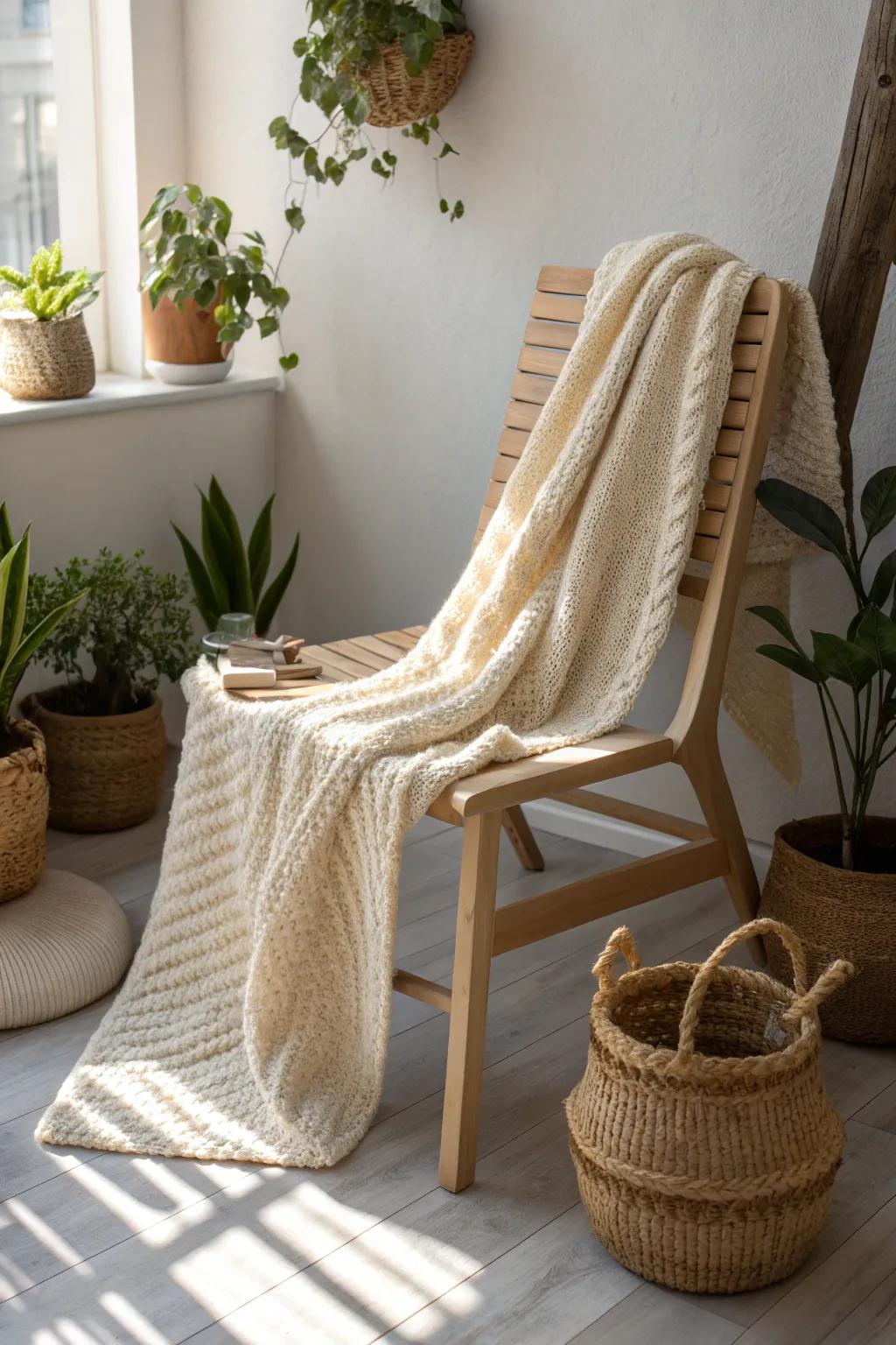 Wrap yourself in the warmth of your first handmade creation. 🌿🧶