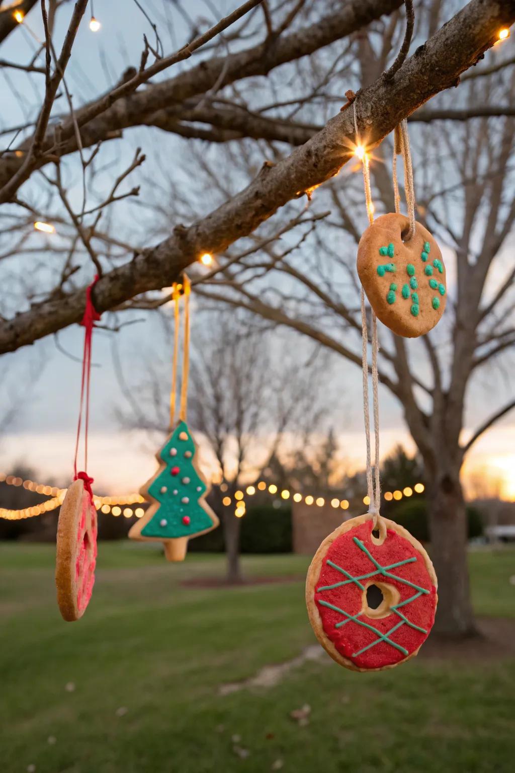 Colorful ornaments made from salt dough, adding a personal touch to any birthday.