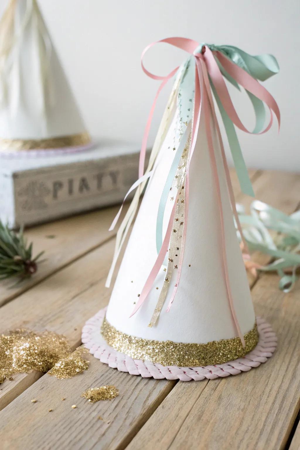 Craft your own whimsical party hat and let creativity shine at your next celebration!