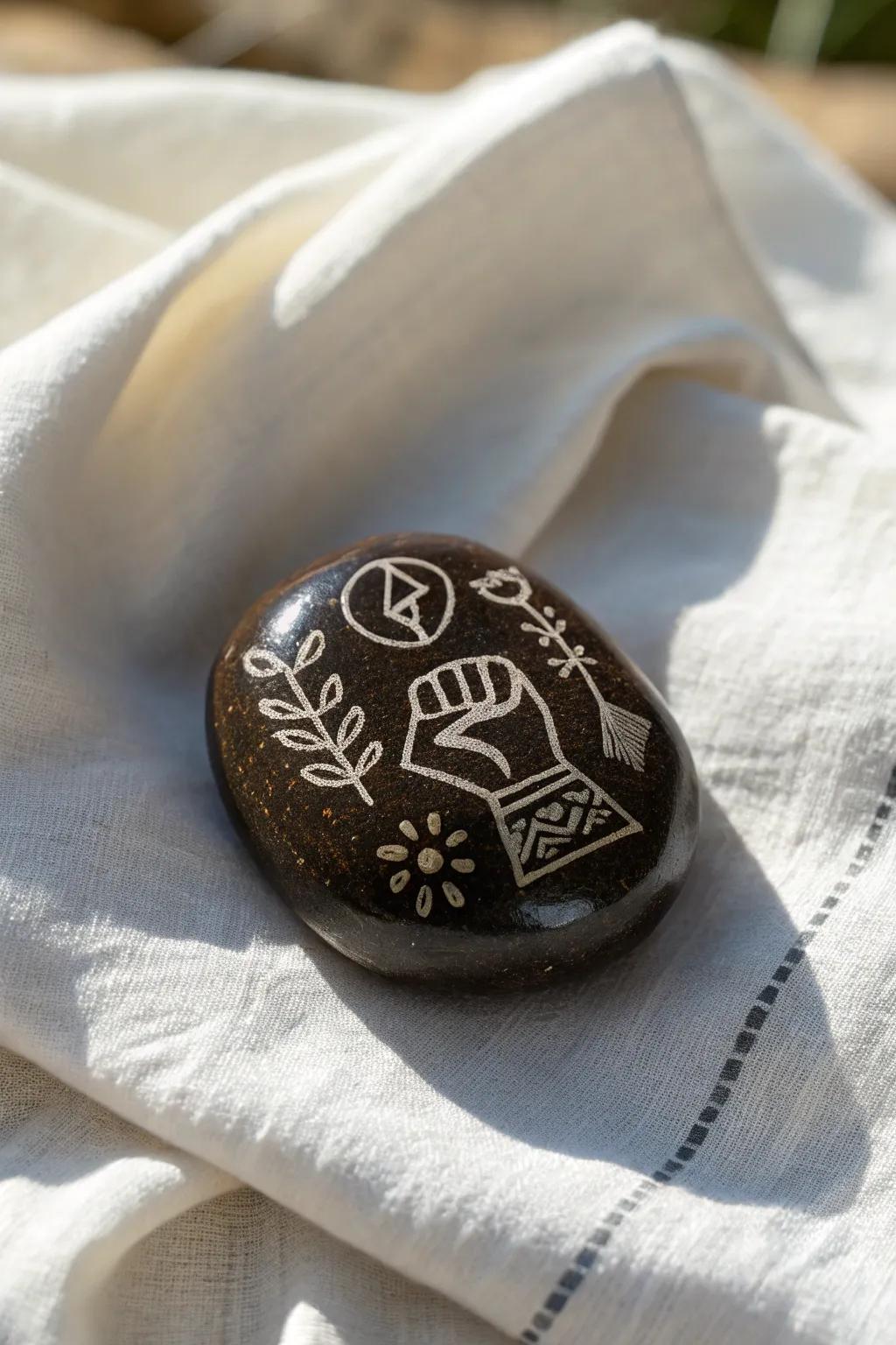 Celebrate Black history with storytelling stones: a touch of art and heritage for your garden.