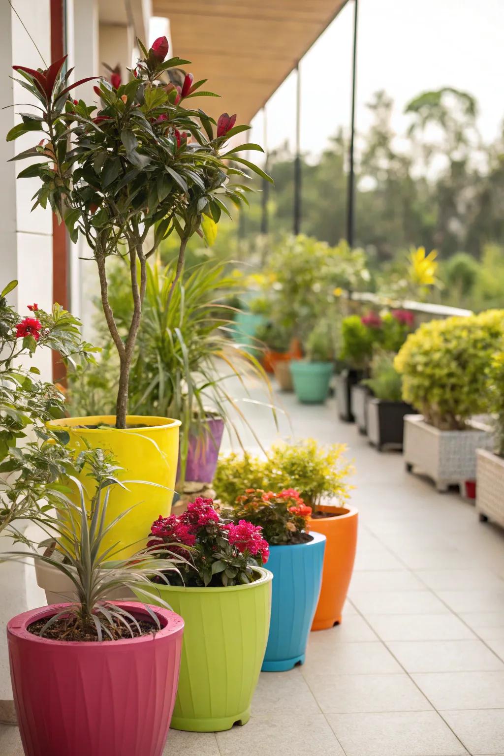 Container gardens are versatile and add vibrancy to your patio.