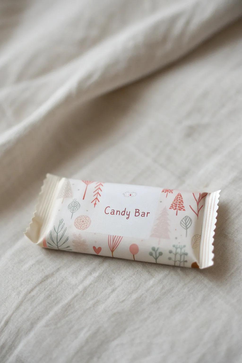 Craft your heartfelt gratitude with a touch of Scandinavian elegance. 🍬✨ #DIYWrapper #TeacherAppreciation