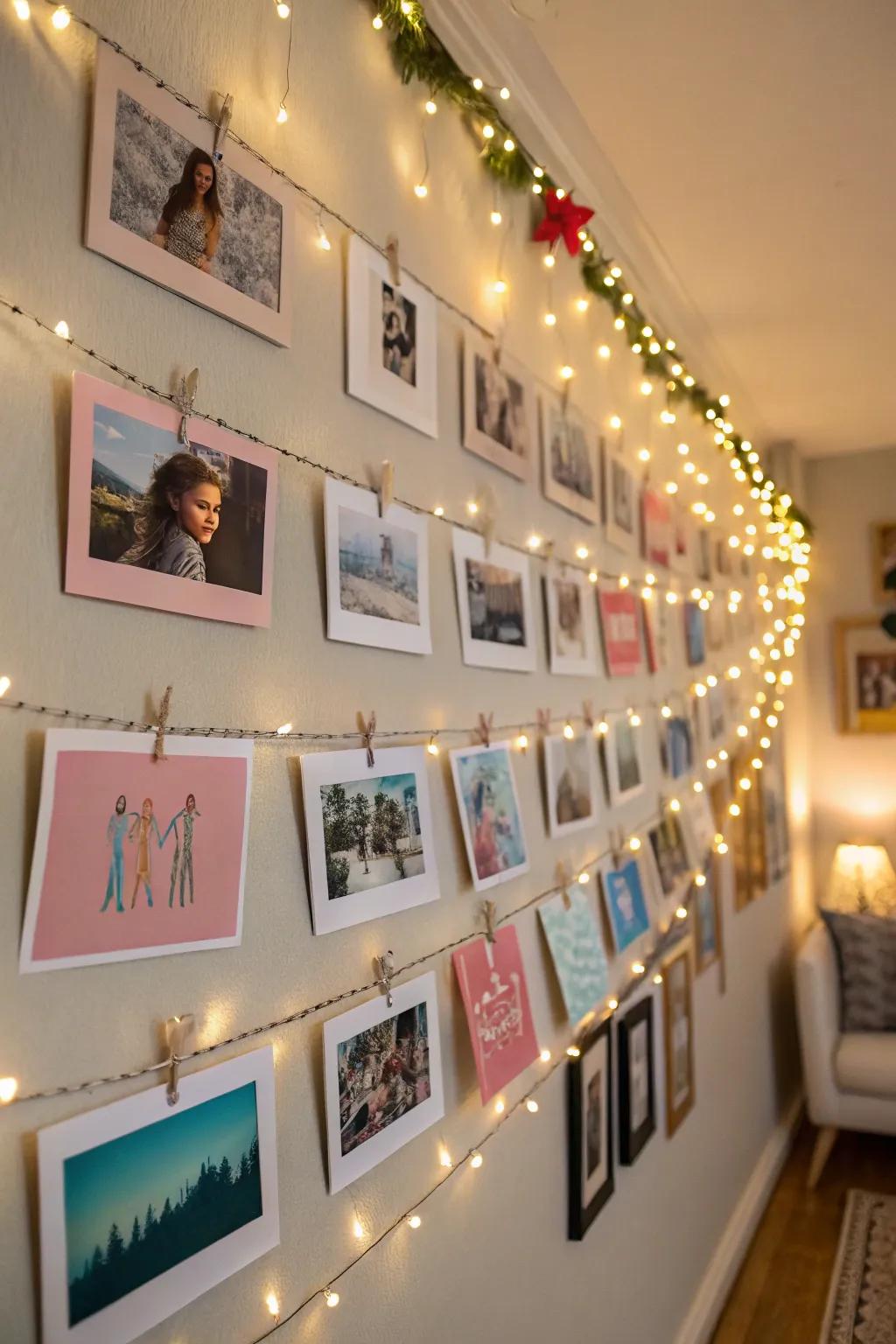 Personalize her space with an aesthetic photo display kit.