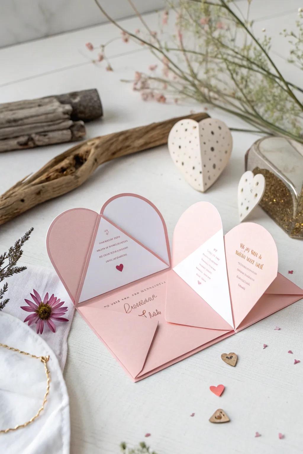 Discover the joy of hidden messages with these charming heart flap cards, perfect for a thoughtful Sunday school craft.