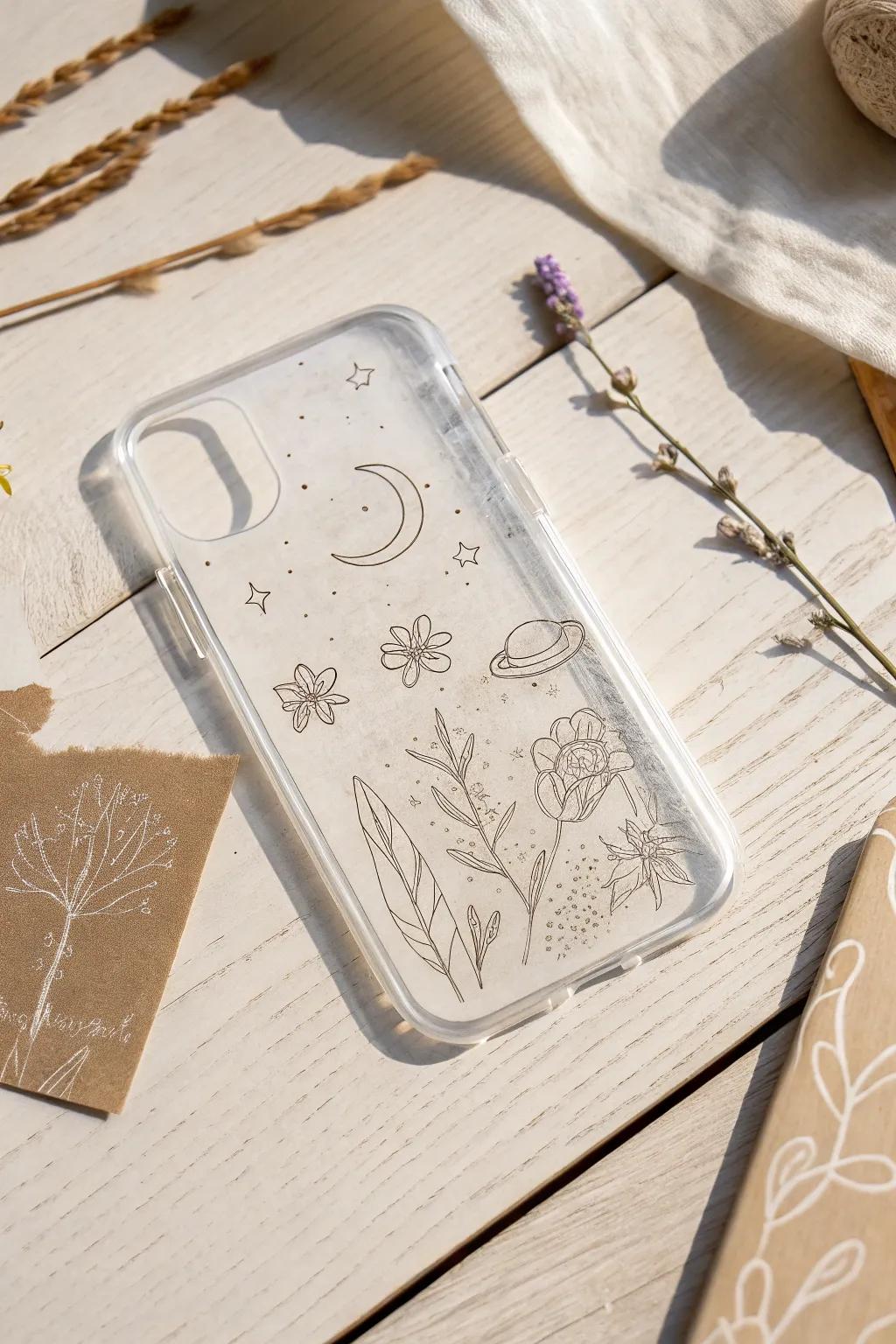 Elevate your phone case game with personal artistic flair. 🌿✨