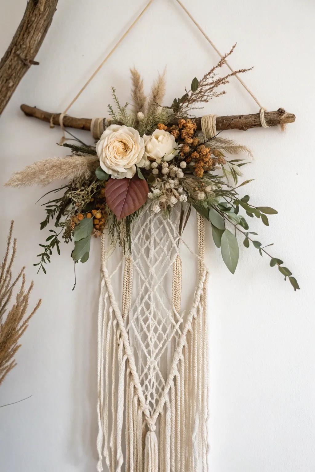 Bring the outdoors in with this stunning nature-inspired wall art. Perfect for lovers of minimalist and Boho aesthetics.