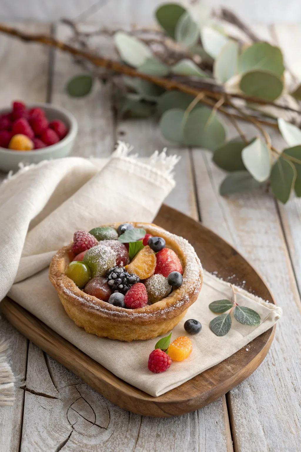 Delight your guests with these charming and delicious edible cornucopias – a perfect blend of artistry and taste!