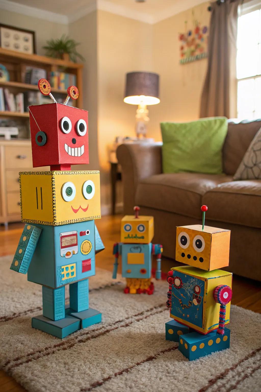 Goofy robots crafted for endless fun.