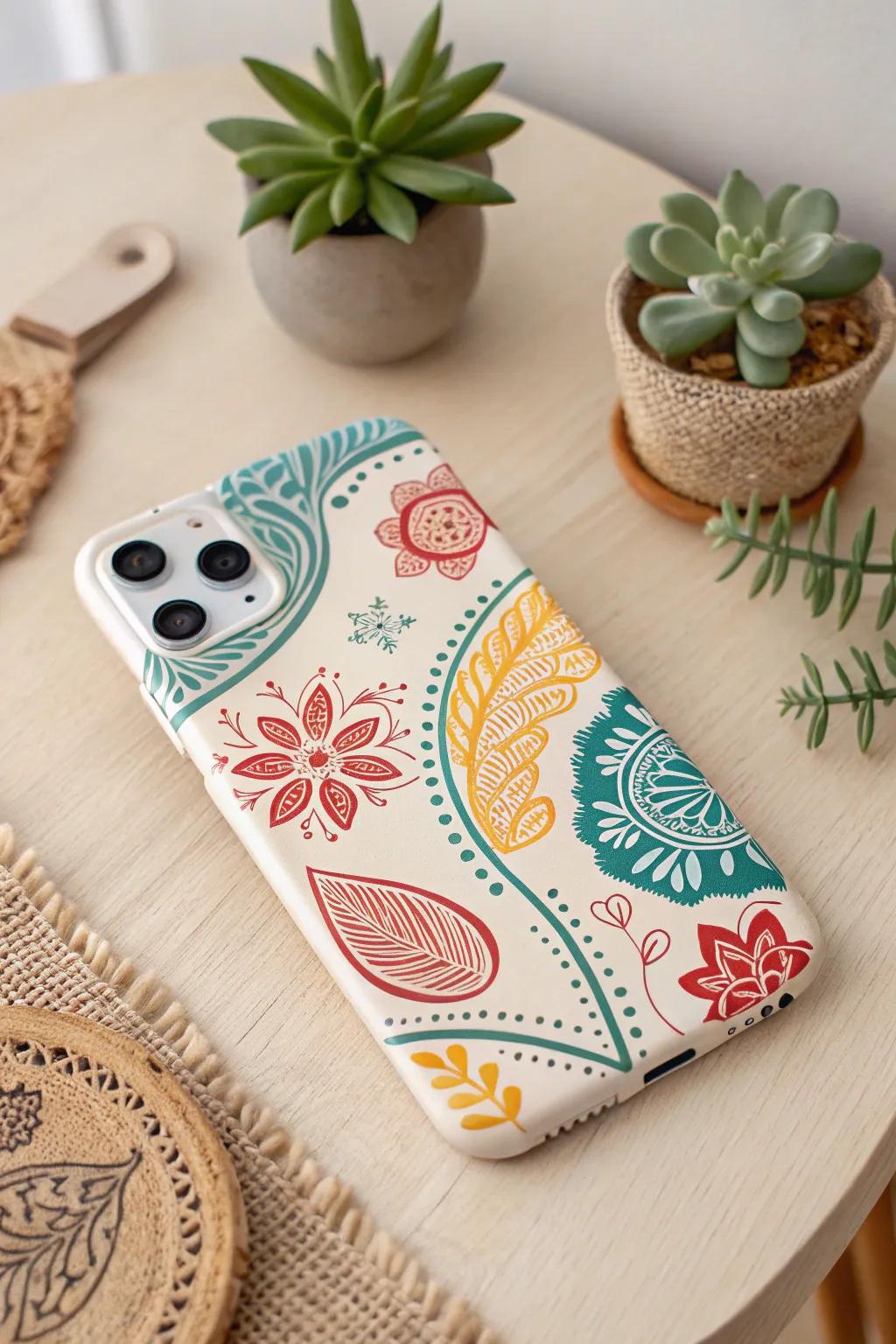 Elevate your style with a custom phone case that’s a canvas of colors and creativity.