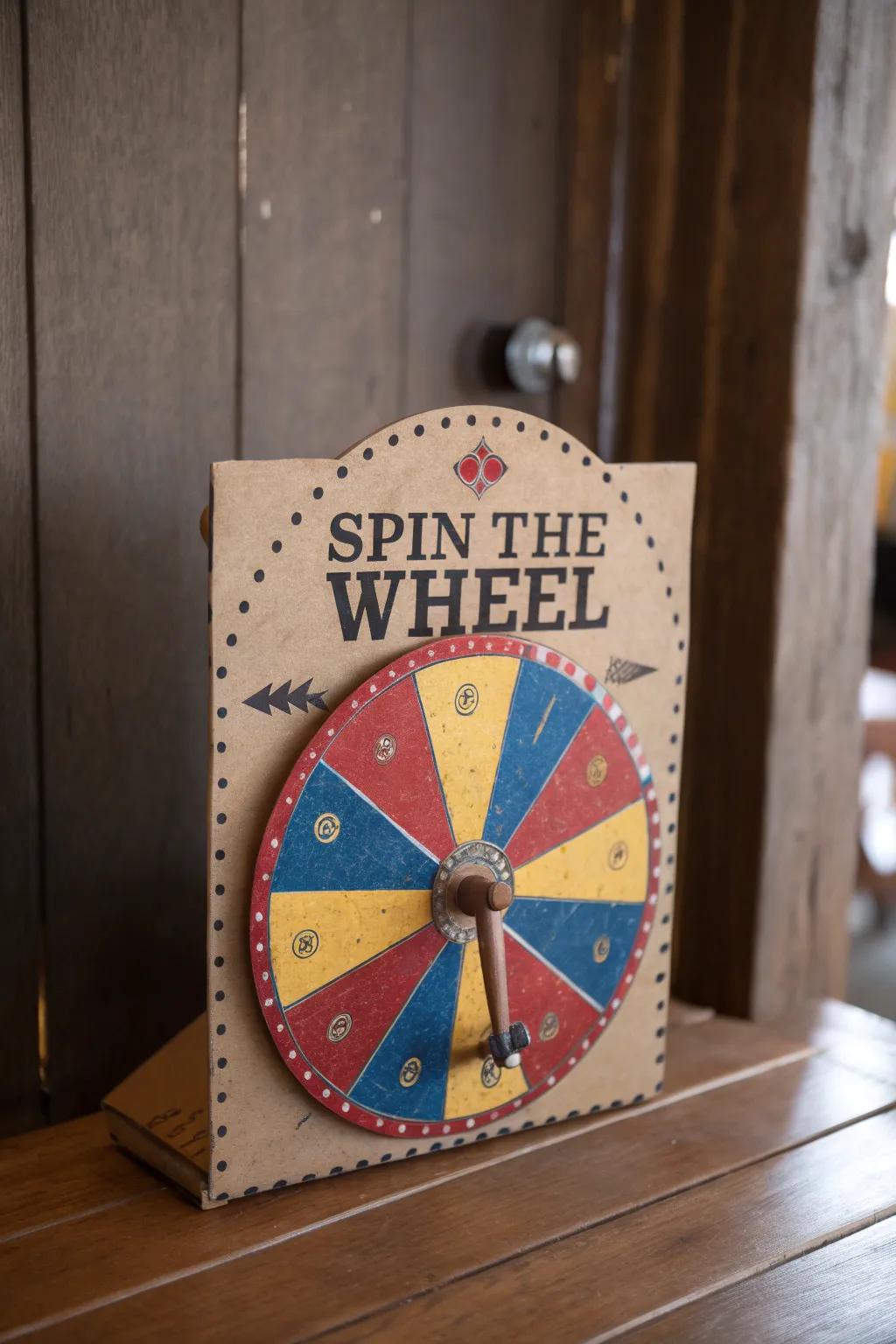 Craft Your Own Fortune: A DIY Cardboard Wheel of Chance for Unforgettable Game Nights.