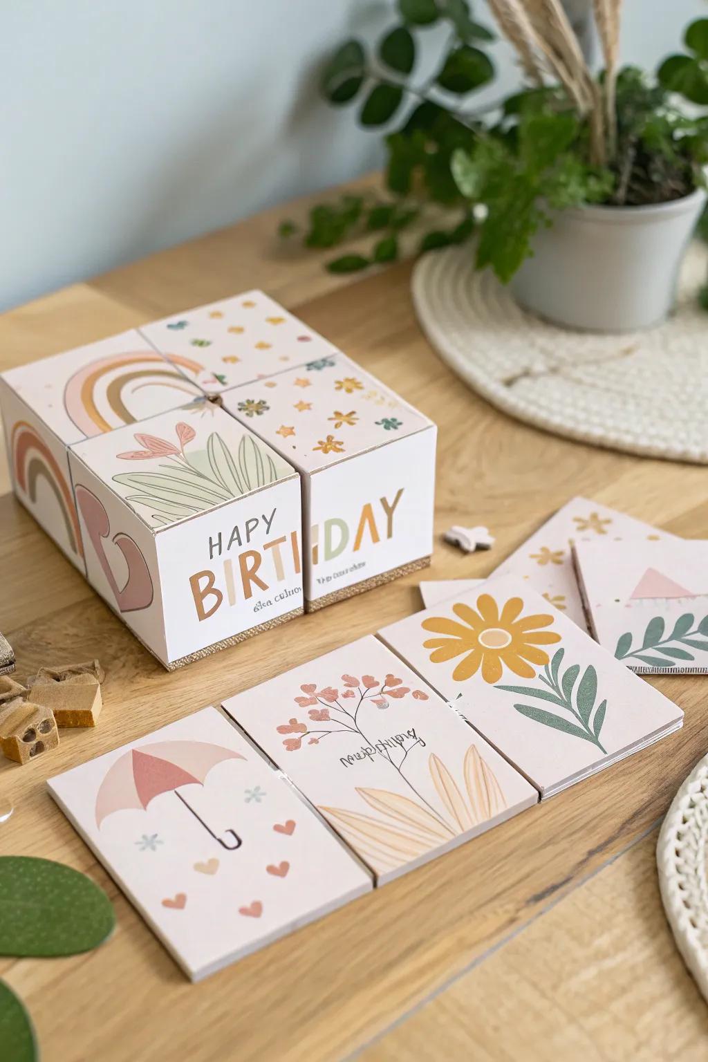 Puzzle the Pieces: A Birthday Card with a Fun Twist!