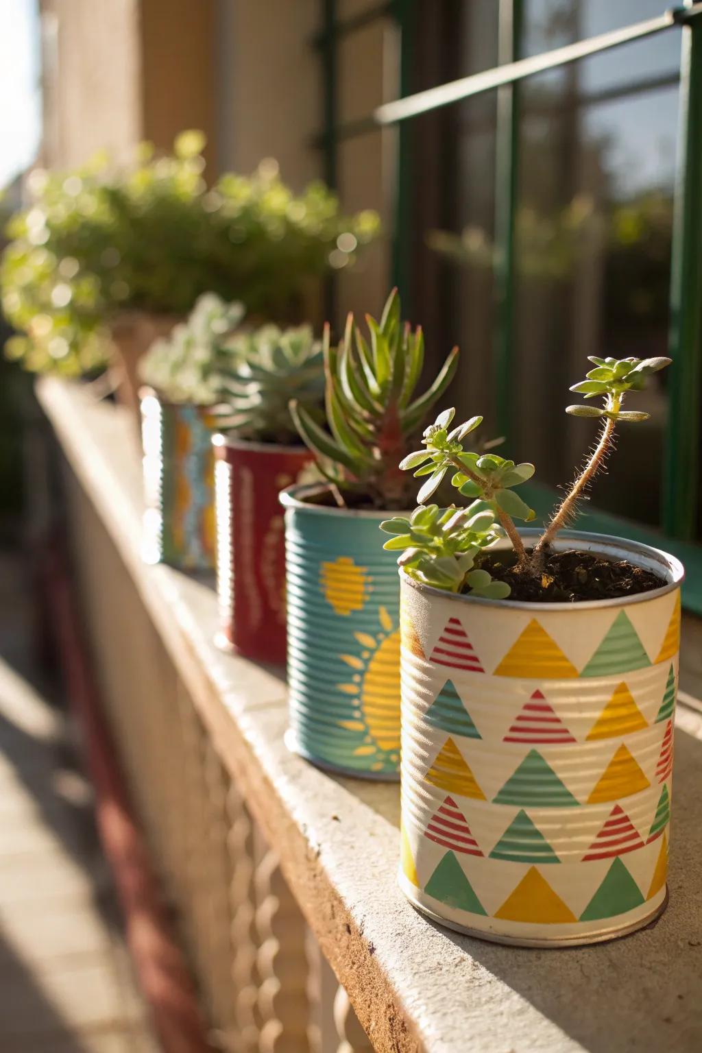 Silhouette planters add a personalized touch to your plant display.