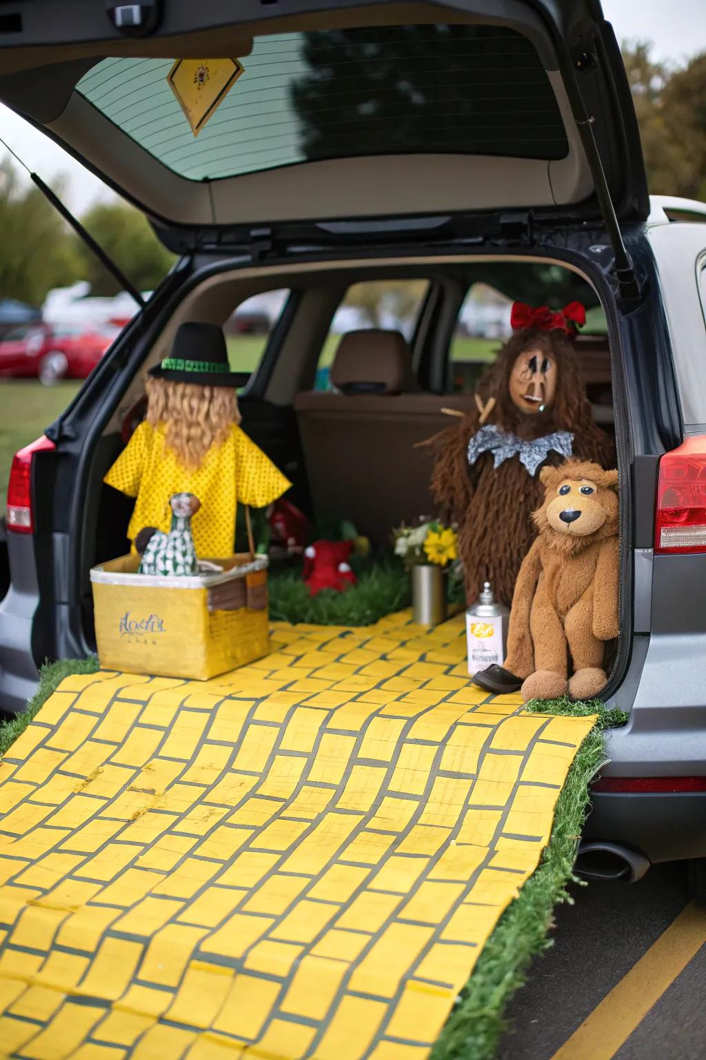 Follow the Yellow Brick Road to a magical trunk or treat.