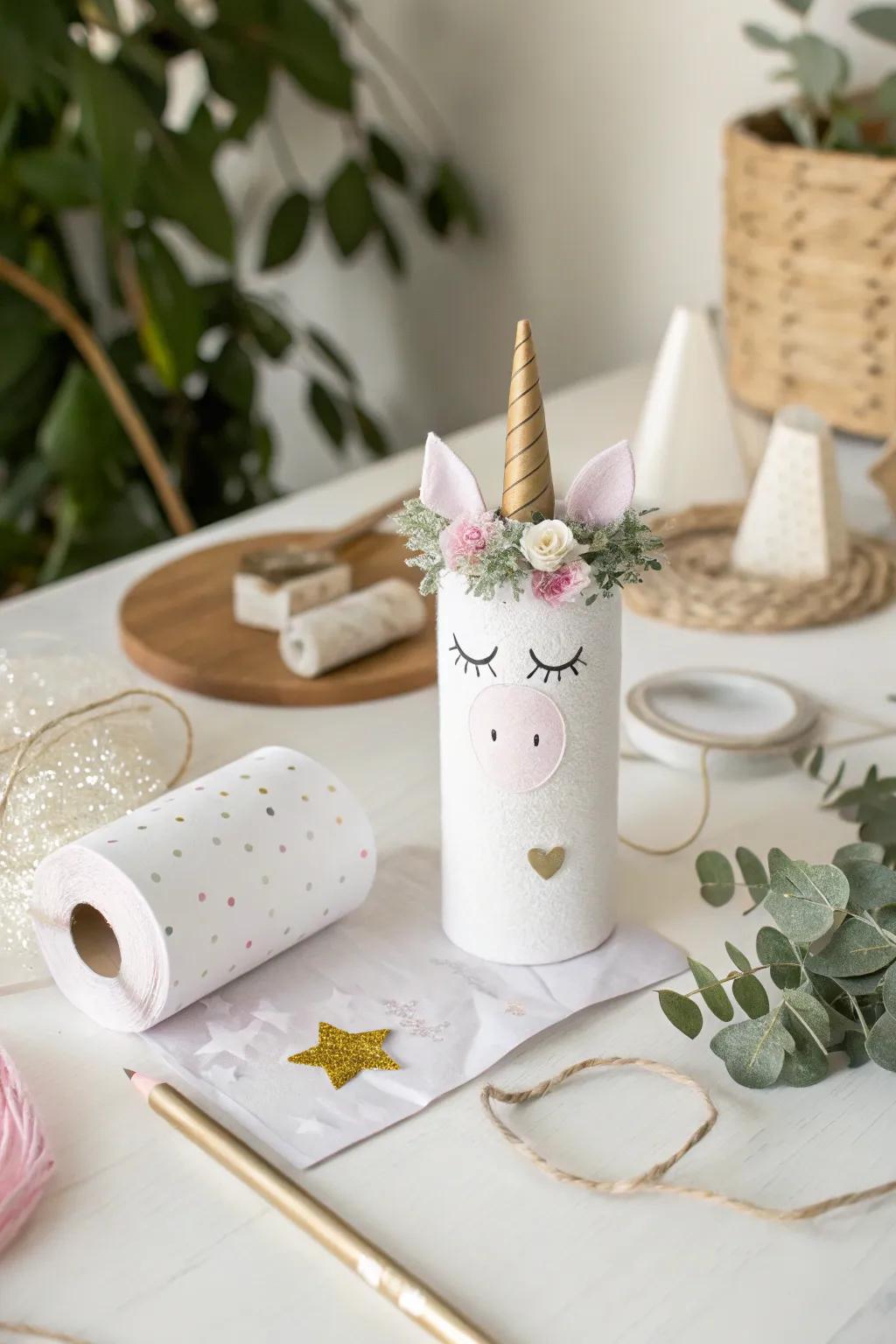 Unleash your creativity with this enchanting unicorn craft - where simplicity meets sparkle!