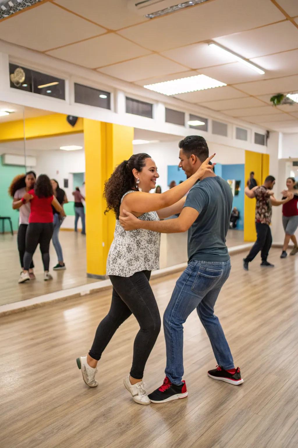 Feel the rhythm and joy of a dance class experience.