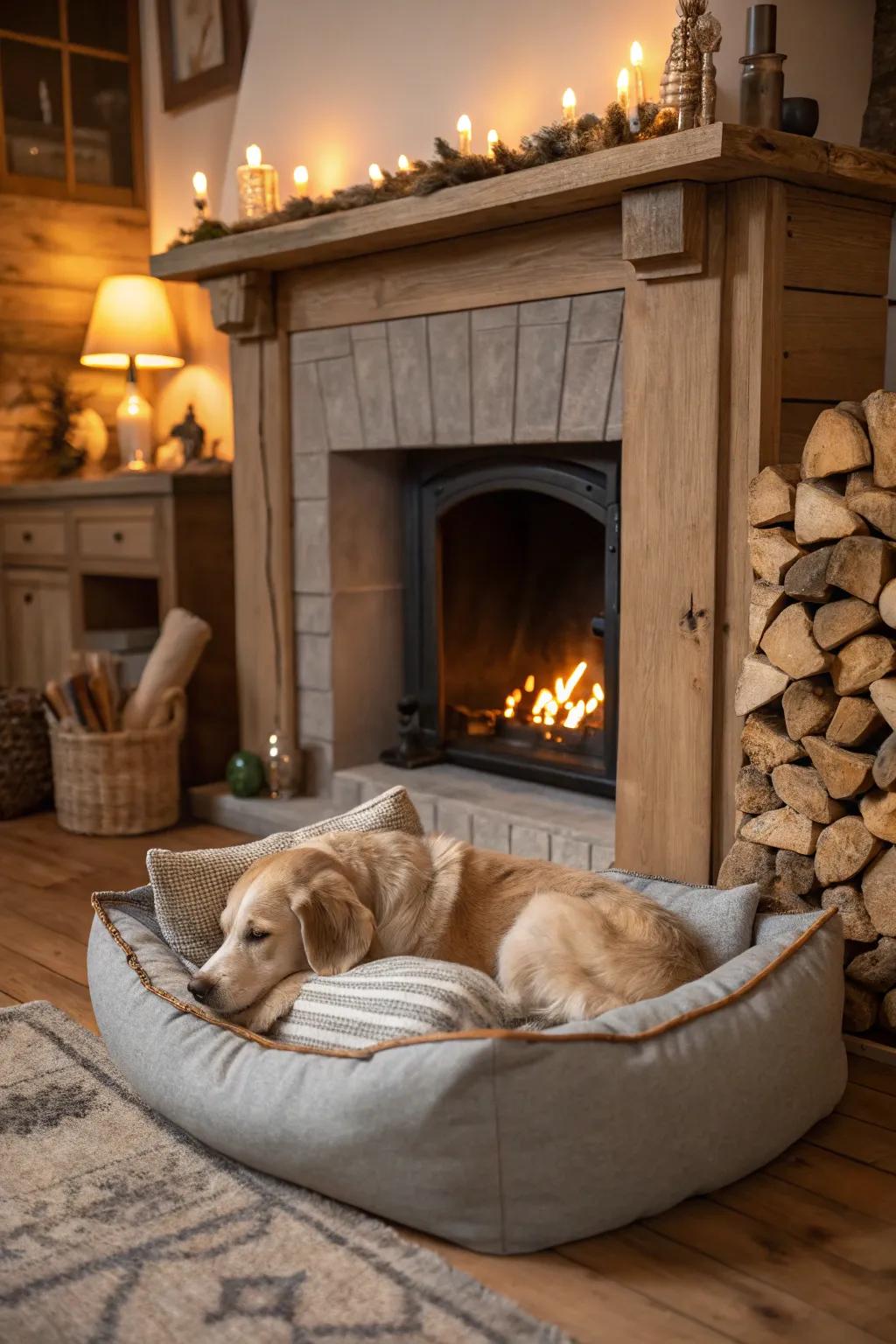 A perfect spot for your pet to relax in style.