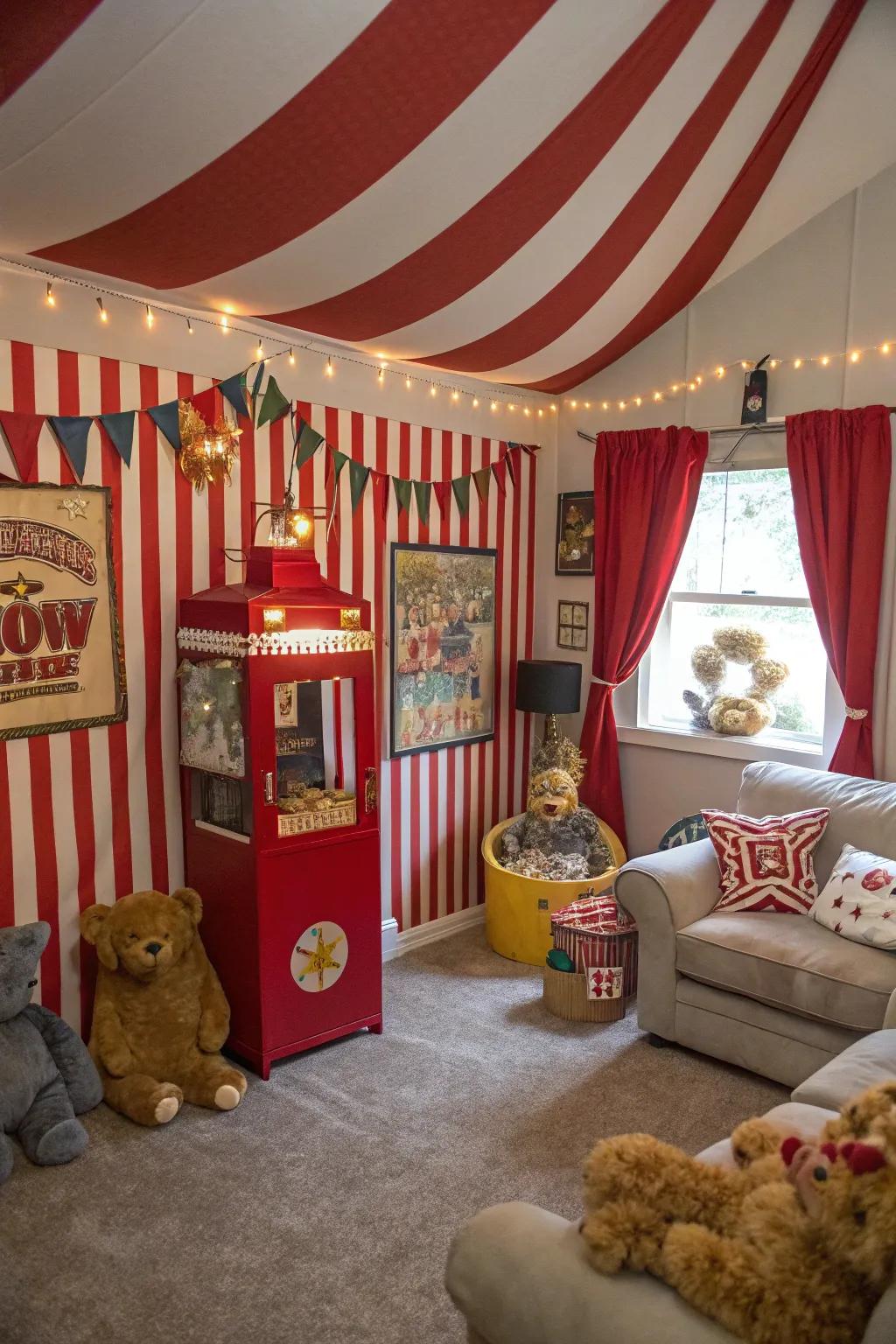 Step into the big top with a Vintage Circus theme.