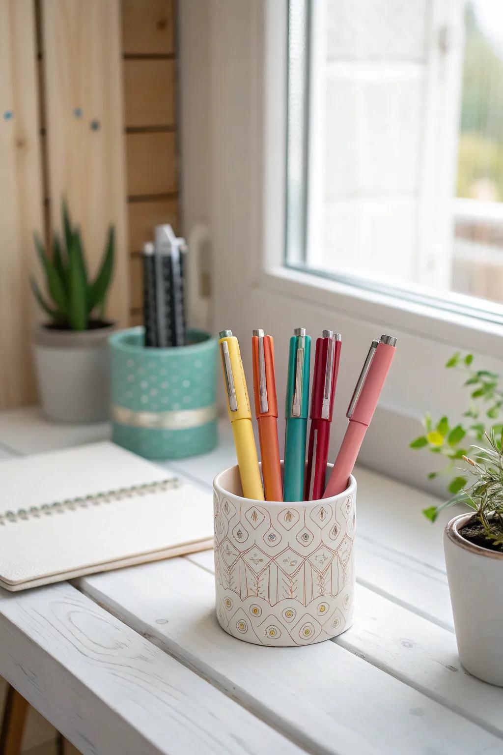 Brighten a teacher's day with a splash of color and simplicity.